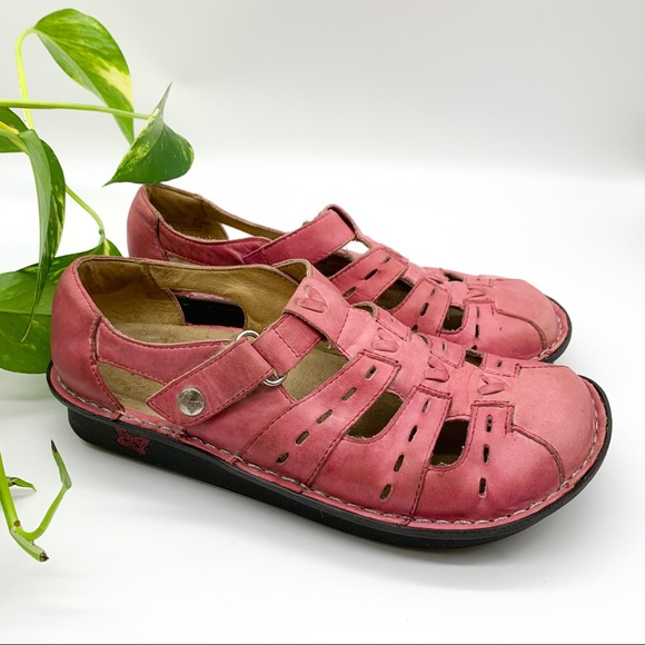 Alegria Shoes - ALEGRIA Pesca Petal soft pink shoes, ladies 37.